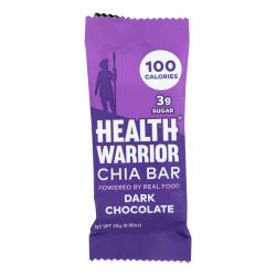 Health Warrior Chia Bar - Dark Chocolate - Case Of 15 - 0.88 Oz.