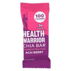 Health Warrior Chia Bar - Acai Berry - .88 Oz Bars - Case Of 15