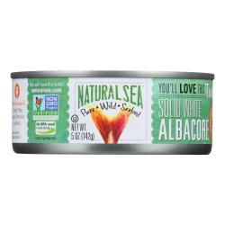 Natural Sea Wild Albacore Tuna - Unsalted - Case Of 12 - 5 Oz.