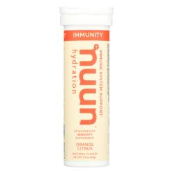 Nuun Hydration - Drink Tab Immun Orange Ctrs - Case Of 8 - 10 Tab